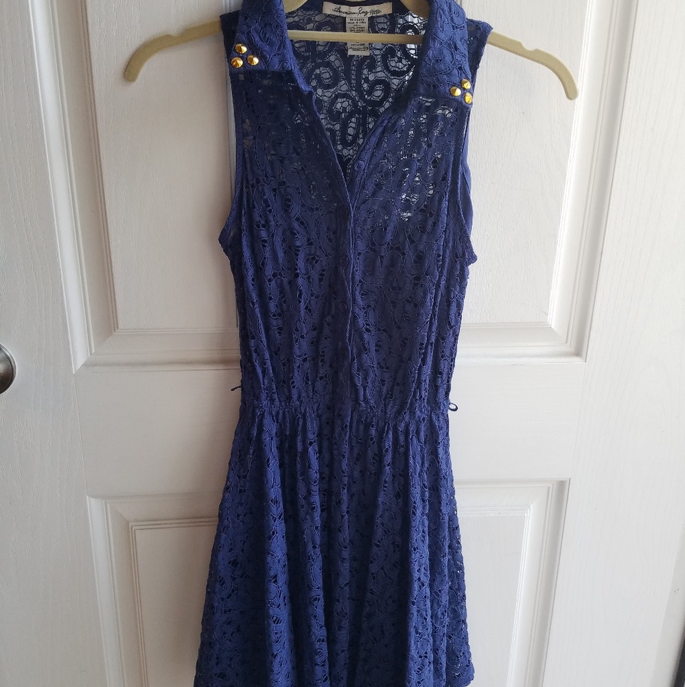 American Rag Cobalt Blue Lace Dress